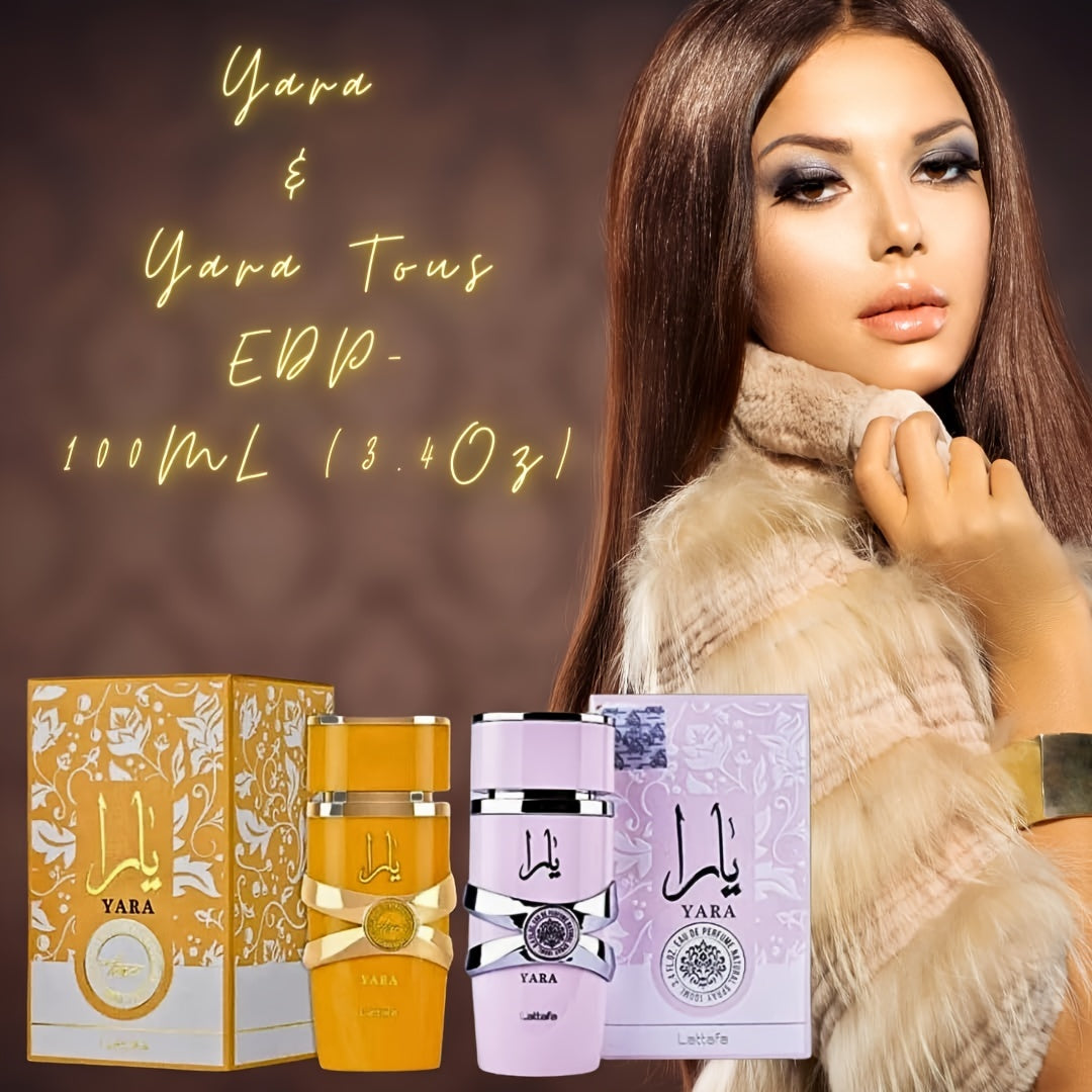 Eau De Parfum Gift (Yarafor Women, Yara Tous For Women Or Asad For Men) 3.4 0unce/3.38 Oz Each