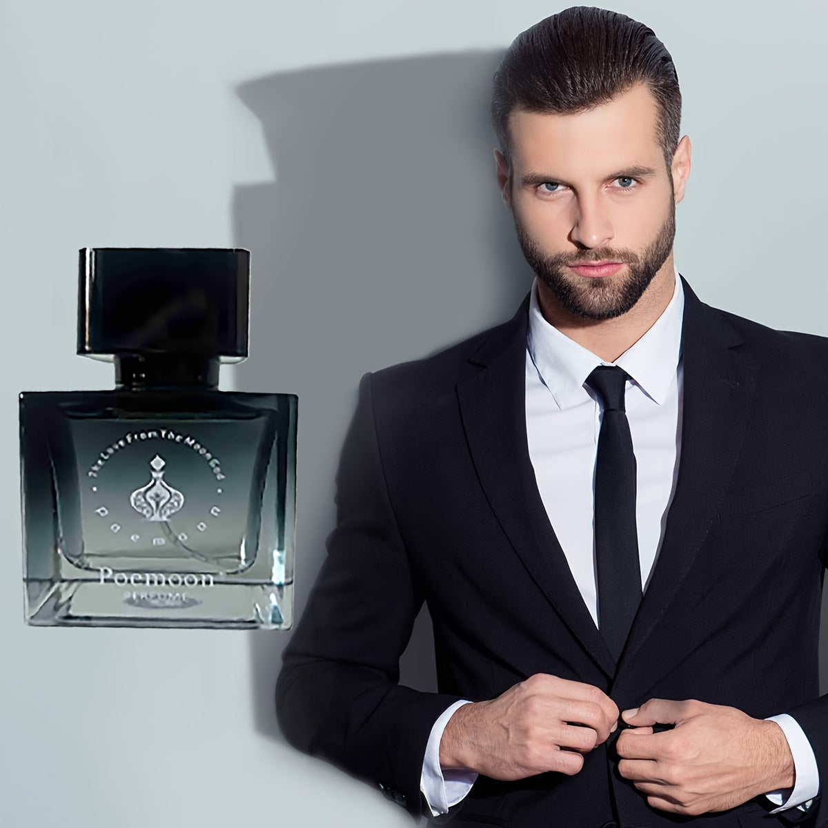 Poemoon Cologne, Discover our Men's Eau de Parfum Spray, an all-day masculine fragrance suitable for any occasion, Showing the Male Calm Atmosphere, Conveniently sized at 1.7 fl oz, it's perfect for day or night wear and make
