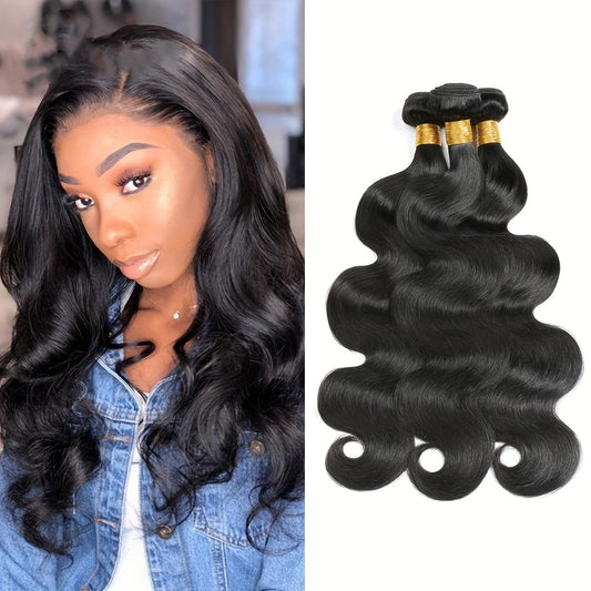 3PCS Body Wave Human Hair Bundles 10A Vietnamese Virgin Human Hair Body Wave Bundles Natural Color 100% Unprocessed Human Hair Weave Extensions
