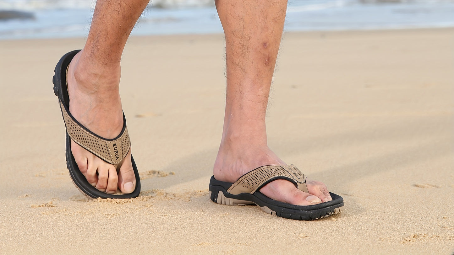 Men's Beach Flip-Flops Water Sandals Outdoor Athletic Thong Sandal Slippers