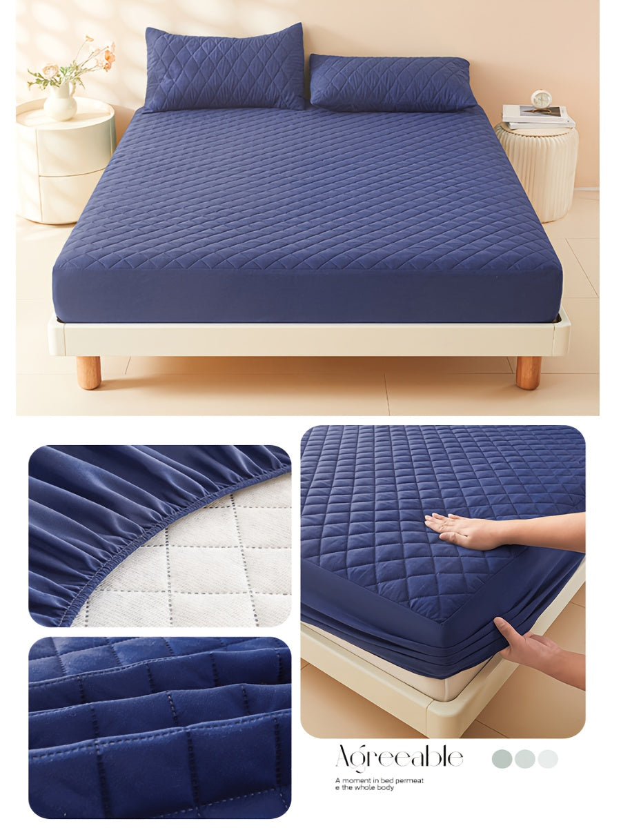 Layered Waterproof Mattress Protective Cover, (excluding Pillowcase)Soft And Comfortable Bedding Mattress Cover, Breathable Bed Sheet Mattress Protective Waterproof, Thickened Bed Cover Suitable for Bedrooms, Guest Rooms, Sin
