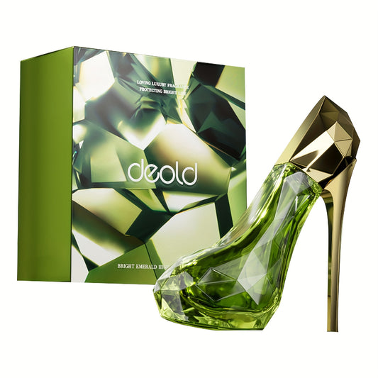 High Heel Styling Perfume Eau De Parfum Spray Rose Jamine Natural Fragrance Parfum Lasting And Charming Personal Perfume for Women And Girls 30ML Valentine'S Day Gift