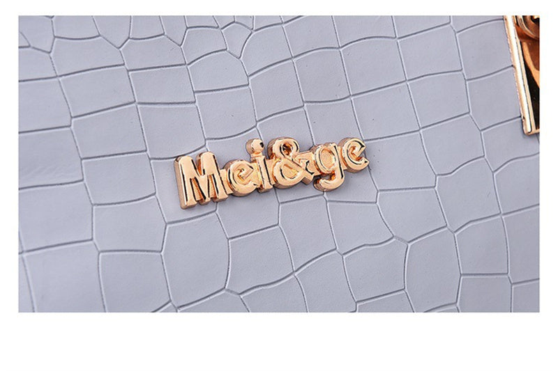 Fashion Versatile Snakeskin Pattern Women's Bags European And American Multi-Piece Sets