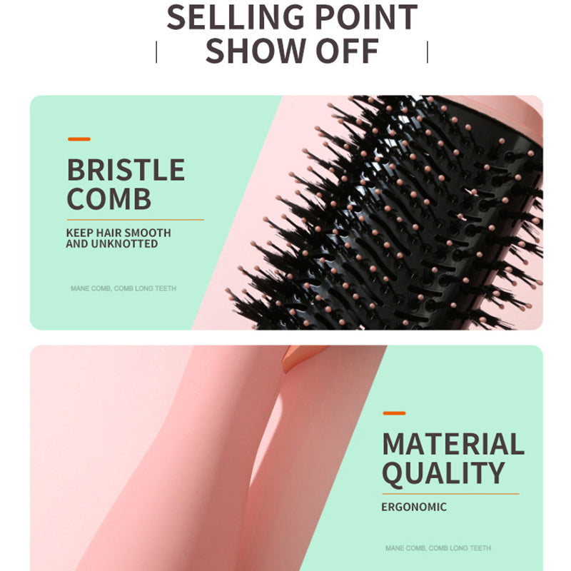 Multifunctional Hot Air Comb Three-in-One Hair Comb Curler Dry and Wet Use Without Damaging Hair Quality