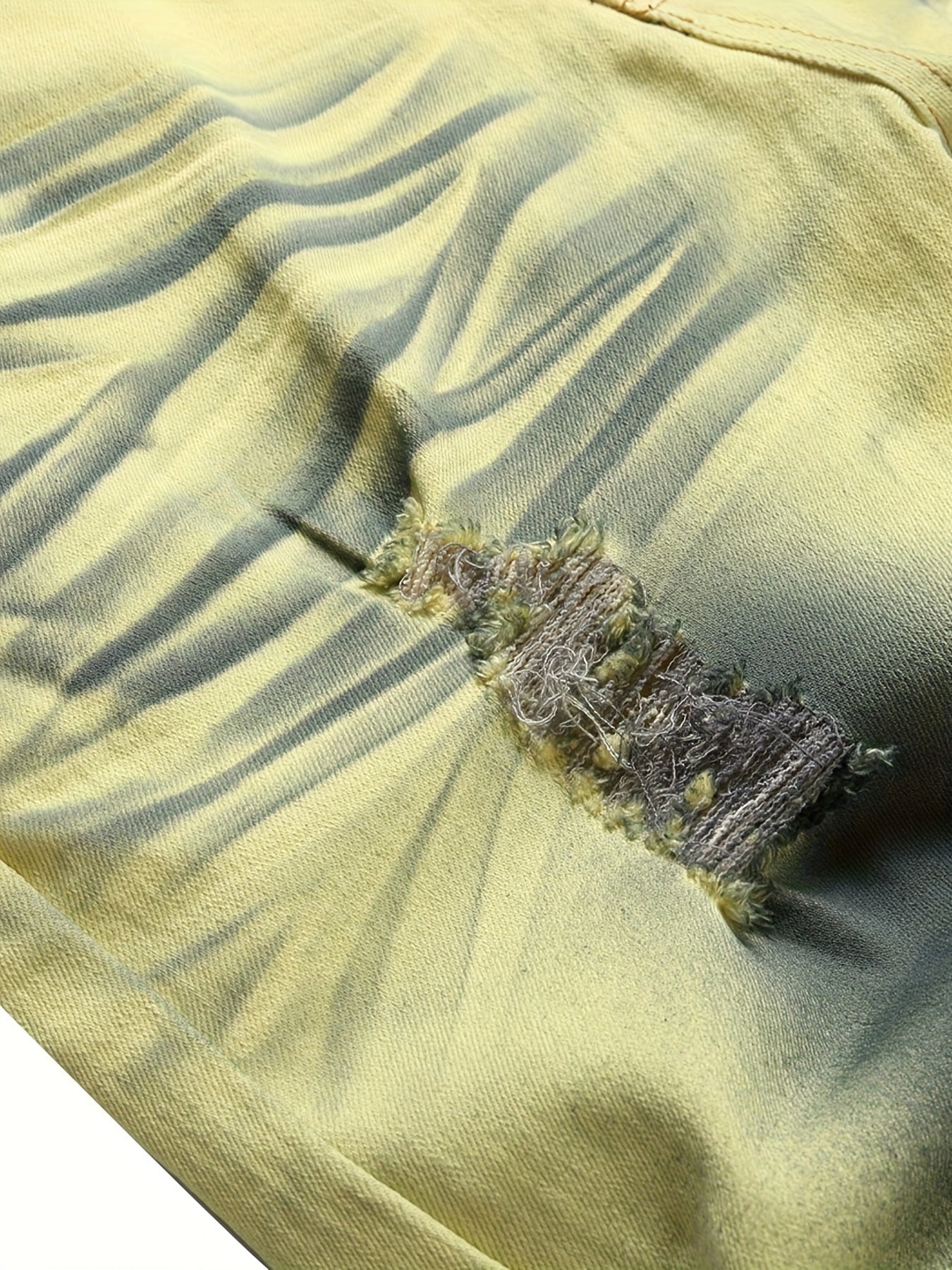 Wild Ripped Skinny Fit Jeans for Men - Stretchy, Purple and Black Bottom, Comfortable, Fashionable, and Versatile - Perfect for Casual Daily Wear