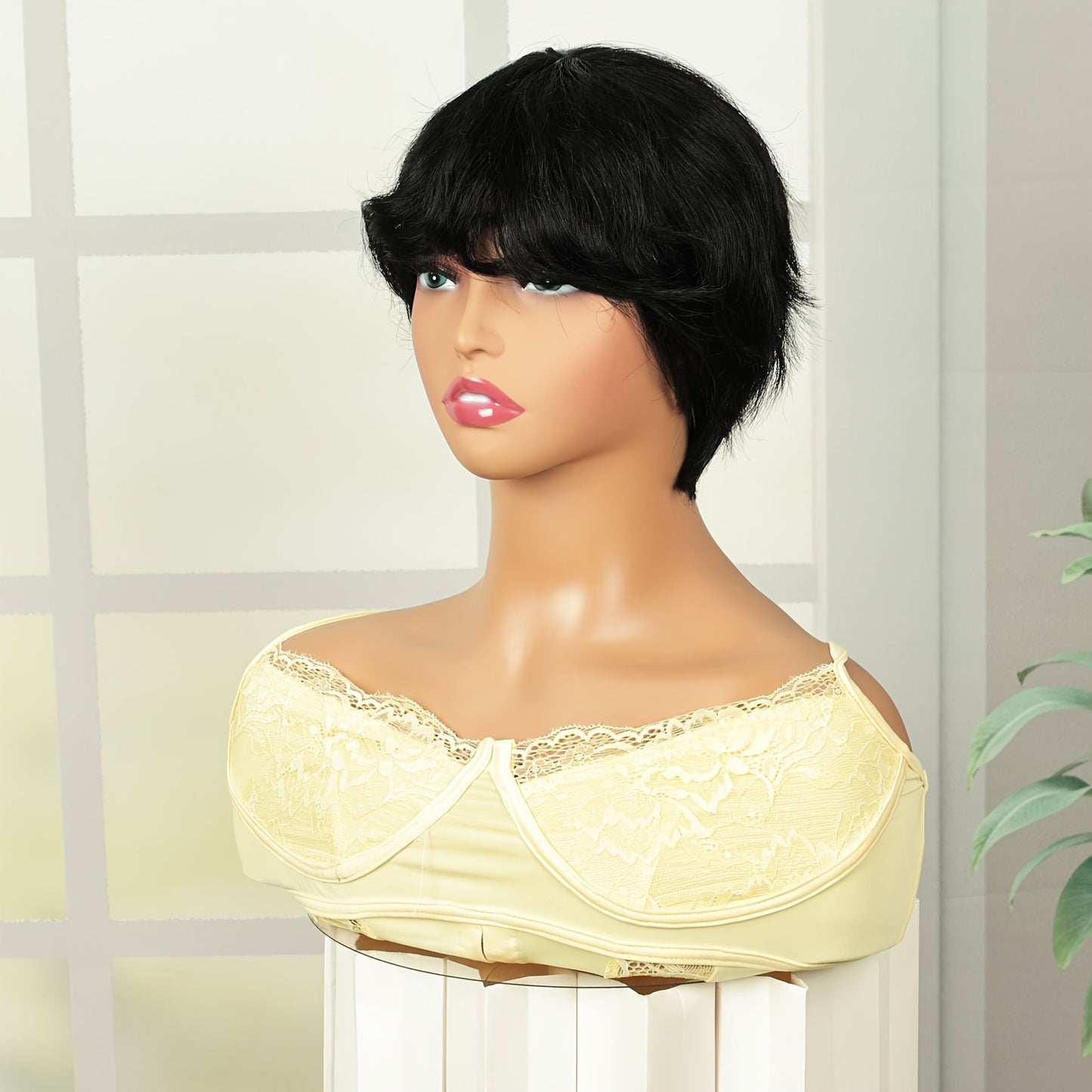 [Pre Plucked Pixie Human Hair Wig] Bob Wig Human Hair BOB Wigs For Black Women Human Hair Glueless Wigs Human Hair Pre Plucked Pre Cut Pixie Virgin Brazilian Human Hair Wigs