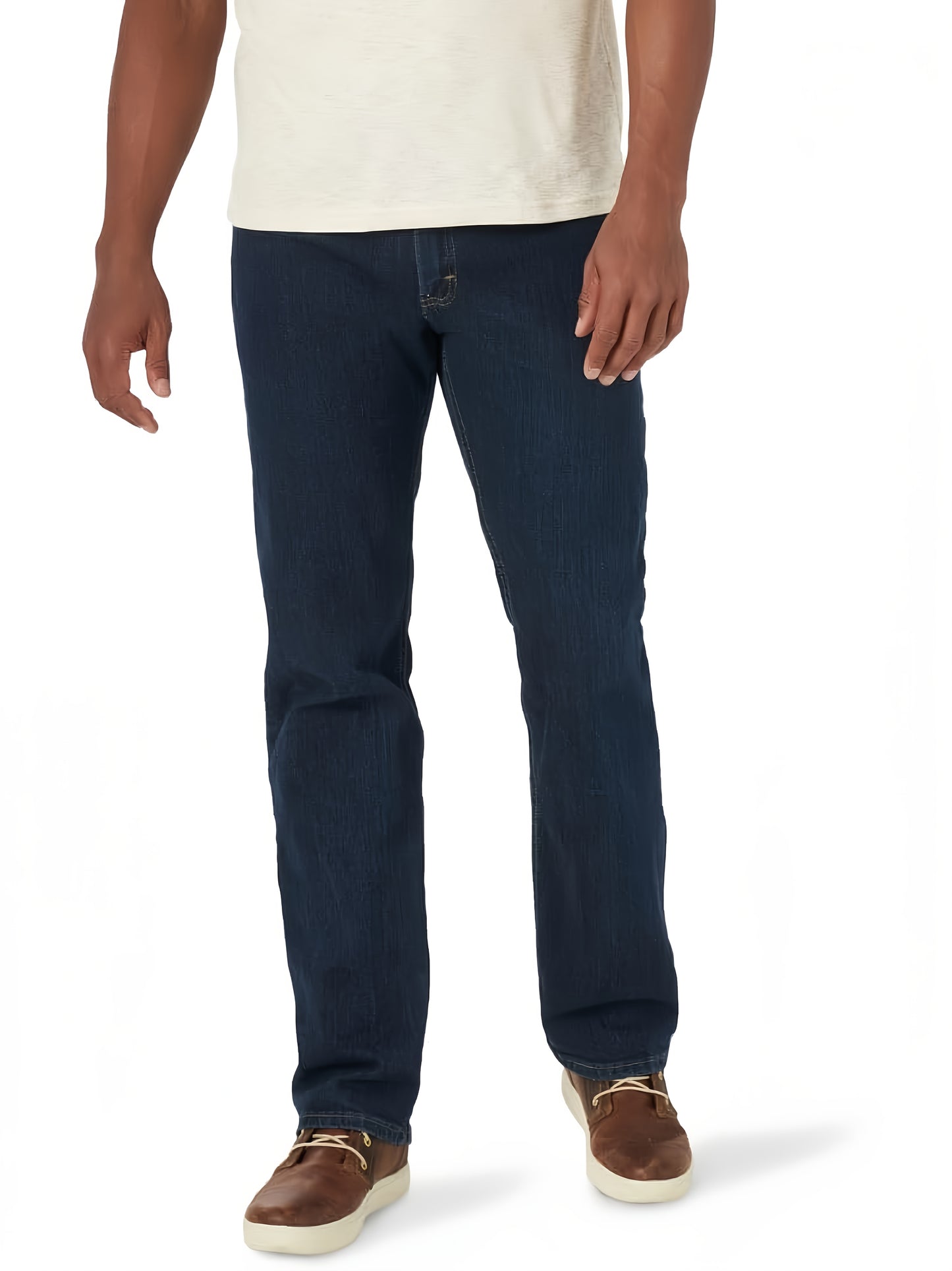 Straight-Leg Jeans, Classic Business Casual Jeans for Men, Denim Pants, Men'S Jeans, Slim-Fit Jeans, Skinny Jeans - Versatile All-Season Jeans, Business Jeans, Stylish Jeans, Regular Fit, Polyester Blend, Machine Washable.