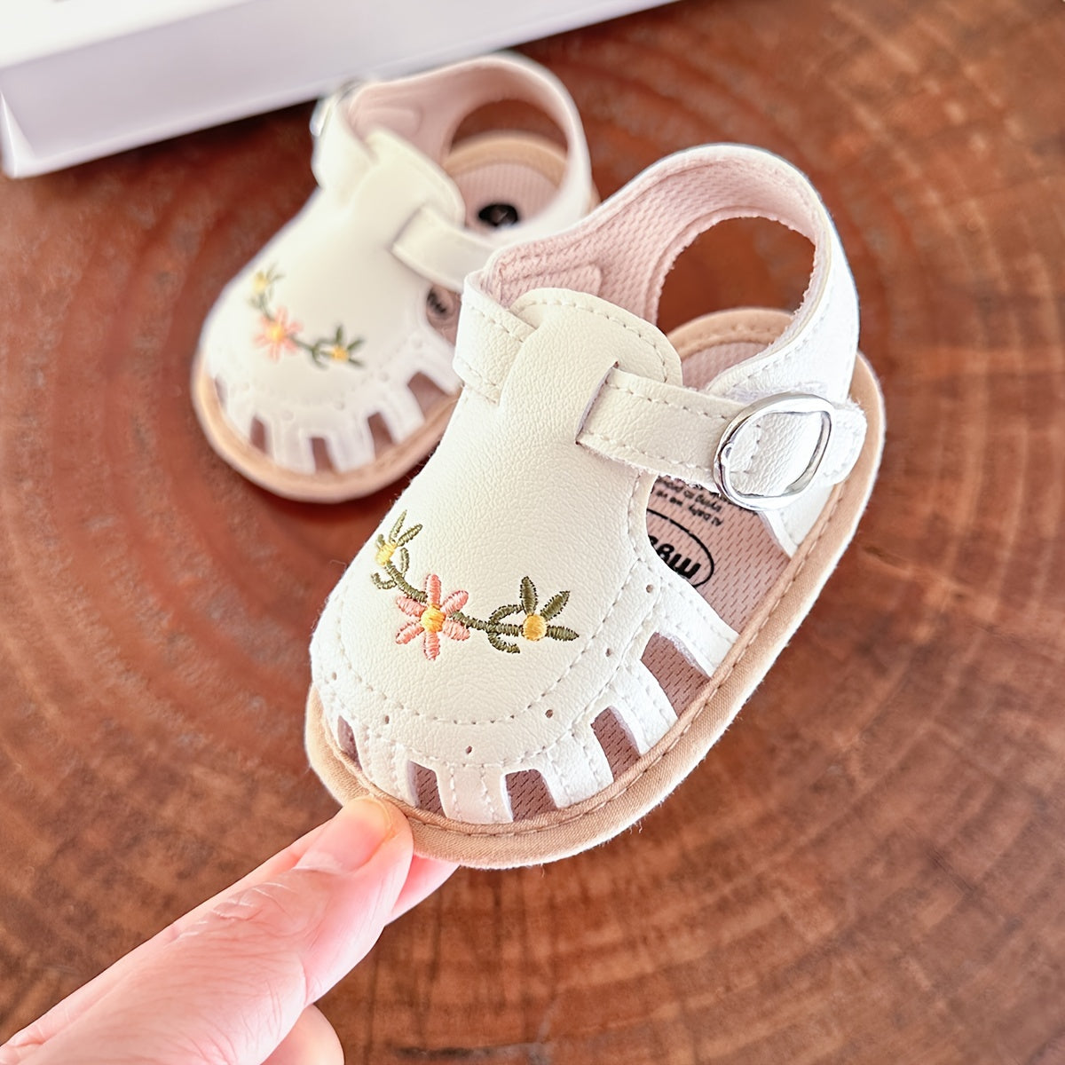 Adorable Baby Girl's Sandals - Non-Slip, Breathable, Comfortable Shoes for Toddler's First Steps, Walking, and Outdoor Play - Soft, Lightweight, Easy to Wear and Remove