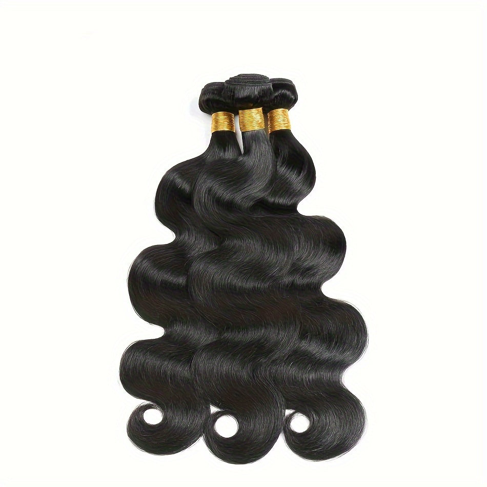 3PCS Body Wave Human Hair Bundles 10A Vietnamese Virgin Human Hair Body Wave Bundles Natural Color 100% Unprocessed Human Hair Weave Extensions