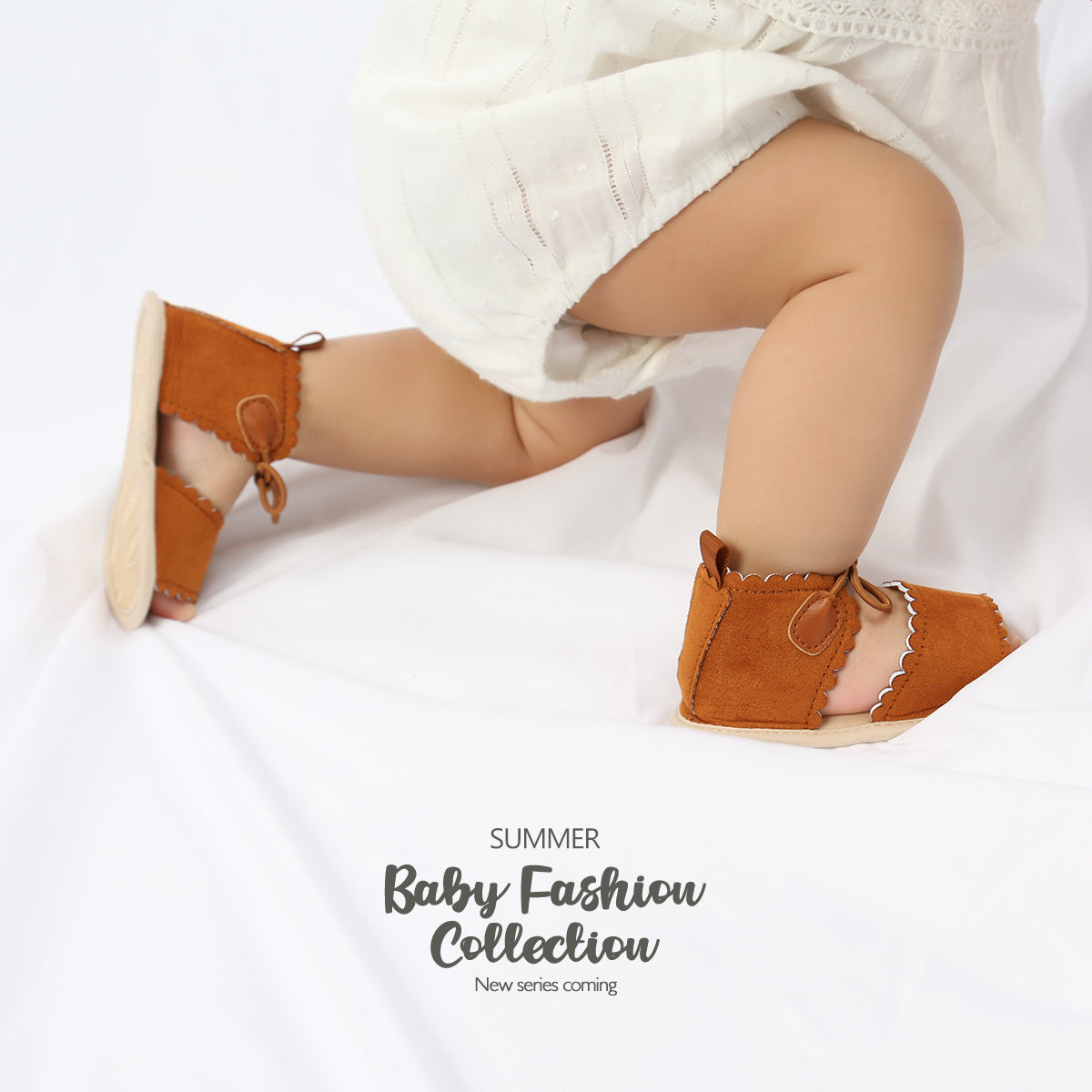 Adorable & Lightweight Baby Girl Sandals: Open-Toe, Easy Fasten Crib Shoes Perfect for First Walkers – Spring/Summer Ready