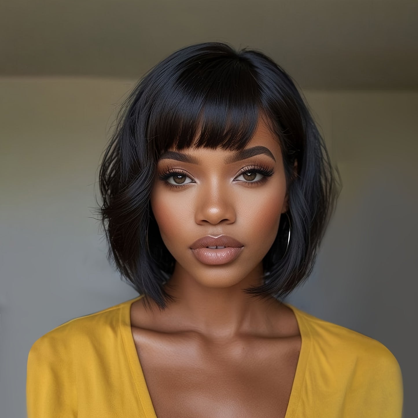 [Pre Plucked Pixie Human Hair Wig] Bob Wig Human Hair BOB Wigs For Black Women Human Hair Glueless Wigs Human Hair Pre Plucked Pre Cut Pixie Virgin Brazilian Human Hair Wigs