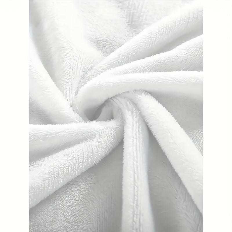 One Virginia Maria Prayer Design Flannel Blanket - Bohemian Style All Season Quilt, Soft Sofa And Bed Sheet, Ideal Gift, 1pc