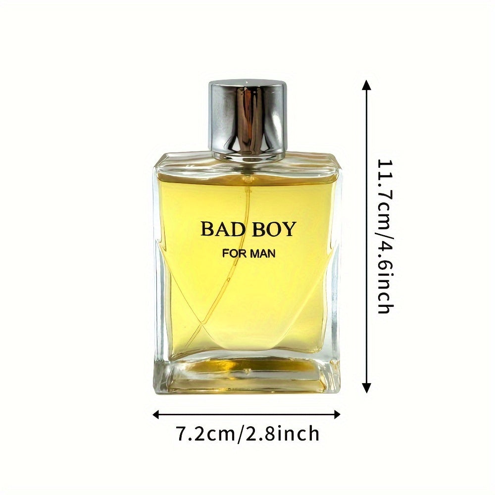 3.4oz Eau De Parfum For Men, Refreshing And Long Lasting Fragrance With Spicy Woody Notes, Perfume For Dating And Daily Life, A Perfect Gift For Him