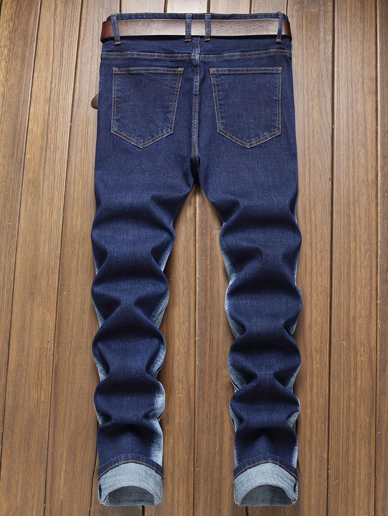 Stretch Slim Vintage Ripped Jeans - Mens Comfy Stylish Jeans For Men