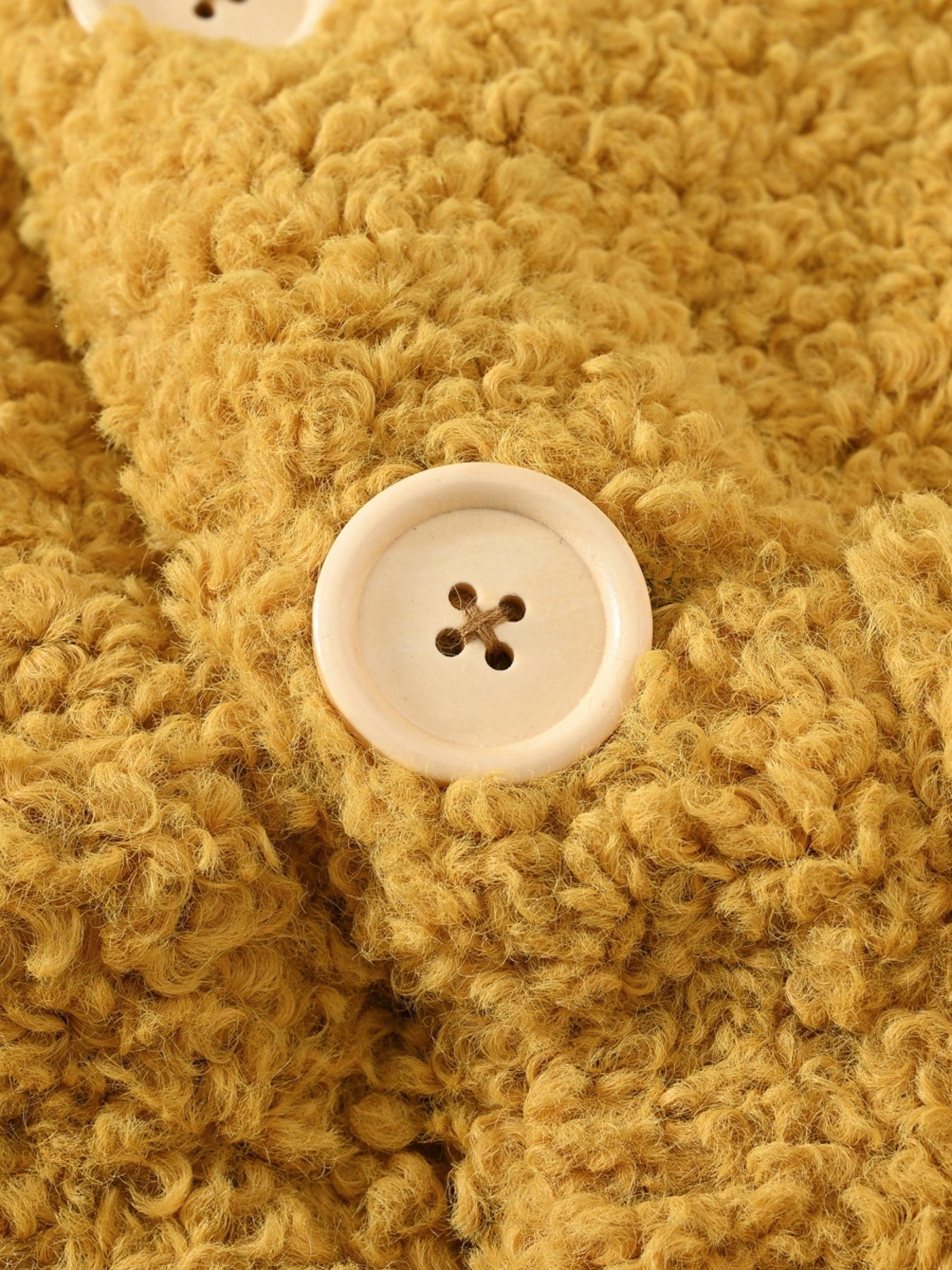 Girls' Cozy Fleece Jacket - Two-Tone Color Block with Plush Lining, Long Sleeves & Button Front, Casual Korean Style Winter Outerwear for Youngsters, Youngsters'S Winter Jacket | Buttonup Front Jacket | Plush Lining Jacket