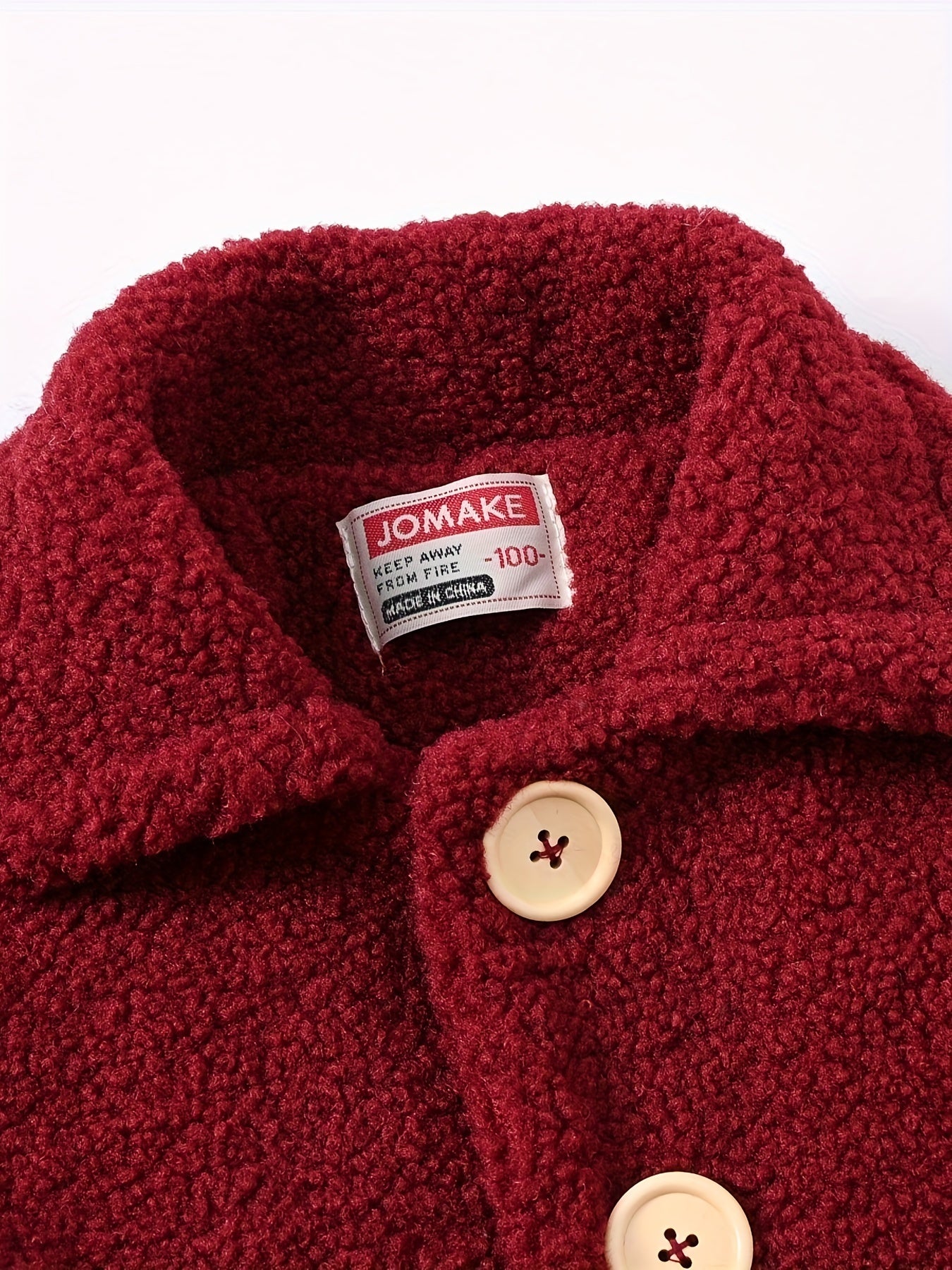 Girls' Cozy Fleece Jacket - Two-Tone Color Block with Plush Lining, Long Sleeves & Button Front, Casual Korean Style Winter Outerwear for Youngsters, Youngsters'S Winter Jacket | Buttonup Front Jacket | Plush Lining Jacket