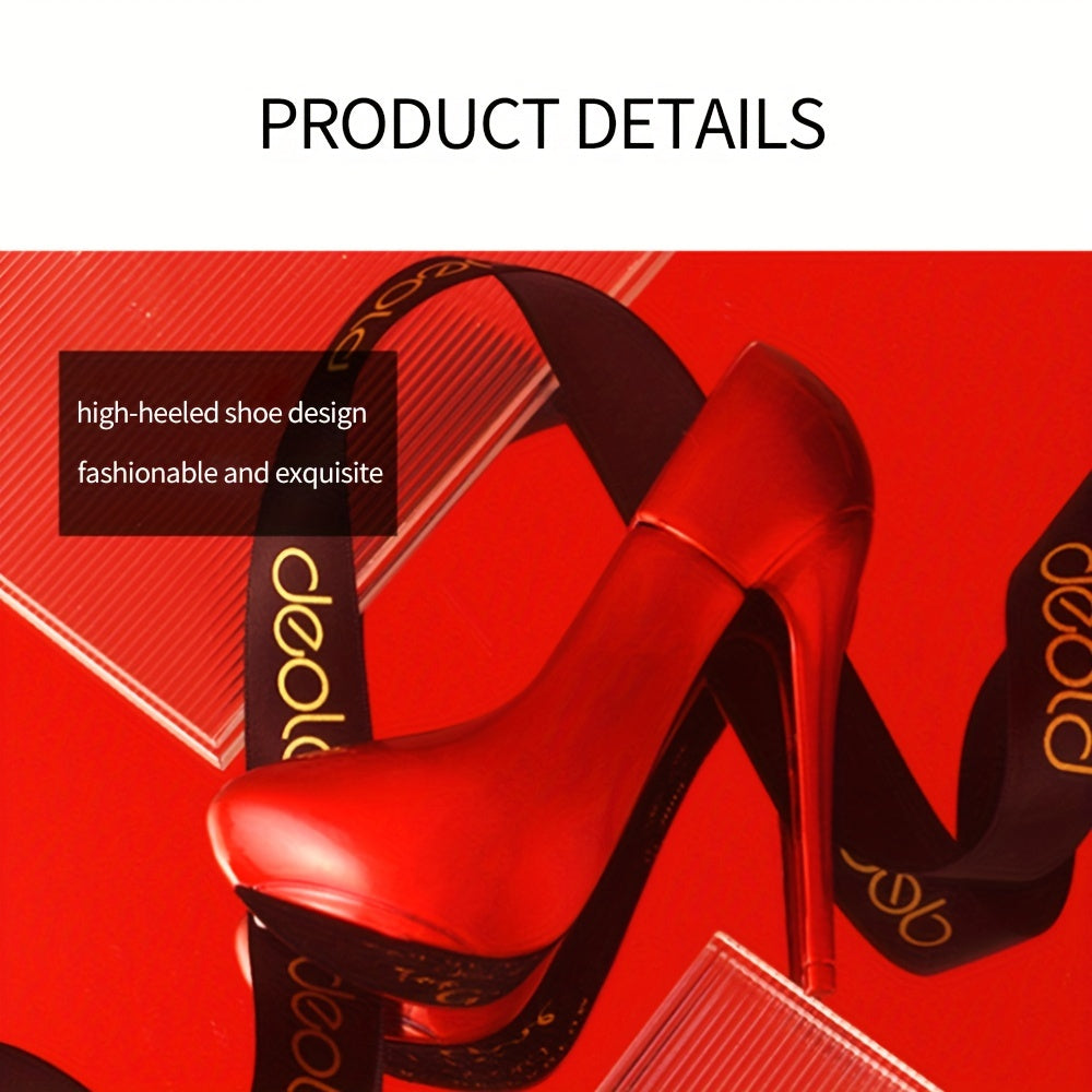 High Heel Styling Perfume Eau De Parfum Spray Orchid Violet Natural Fragrance Parfum Lasting And Charming Personal Perfume For Women And Girls 30ML