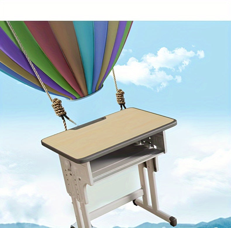 Children Study Desk Desk Homework Desk Training Class Chair Combination Set, Table And Chair Can Be Raised And Lowered