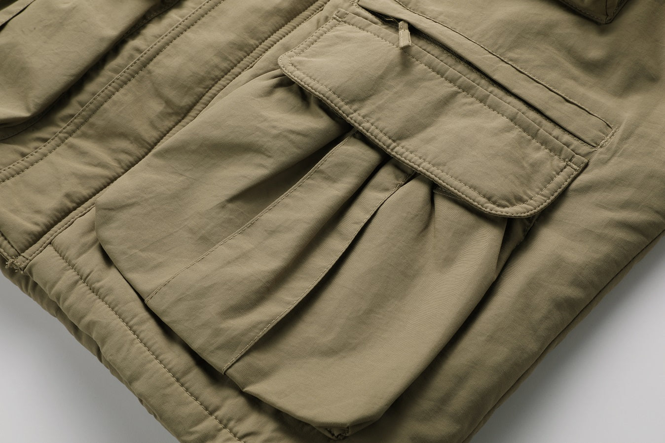 WarmthMax Cargo Jacket for Men - Fleece Lined, Removable Hood, Military Style, Water Resistant, Breathable, and Adjustable Fit for Outdoor Activities