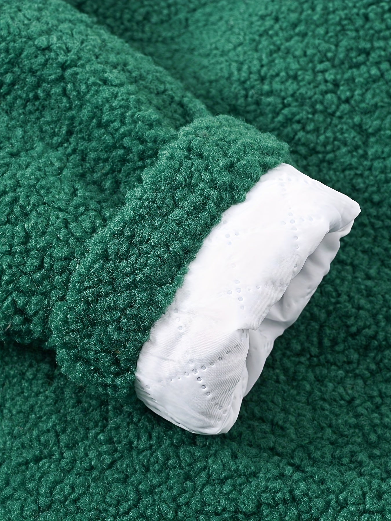 Girls' Cozy Fleece Jacket - Two-Tone Color Block with Plush Lining, Long Sleeves & Button Front, Casual Korean Style Winter Outerwear for Youngsters, Youngsters'S Winter Jacket | Buttonup Front Jacket | Plush Lining Jacket