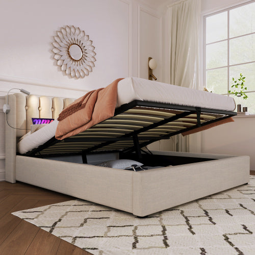 Linen Storage Space Bed Frame