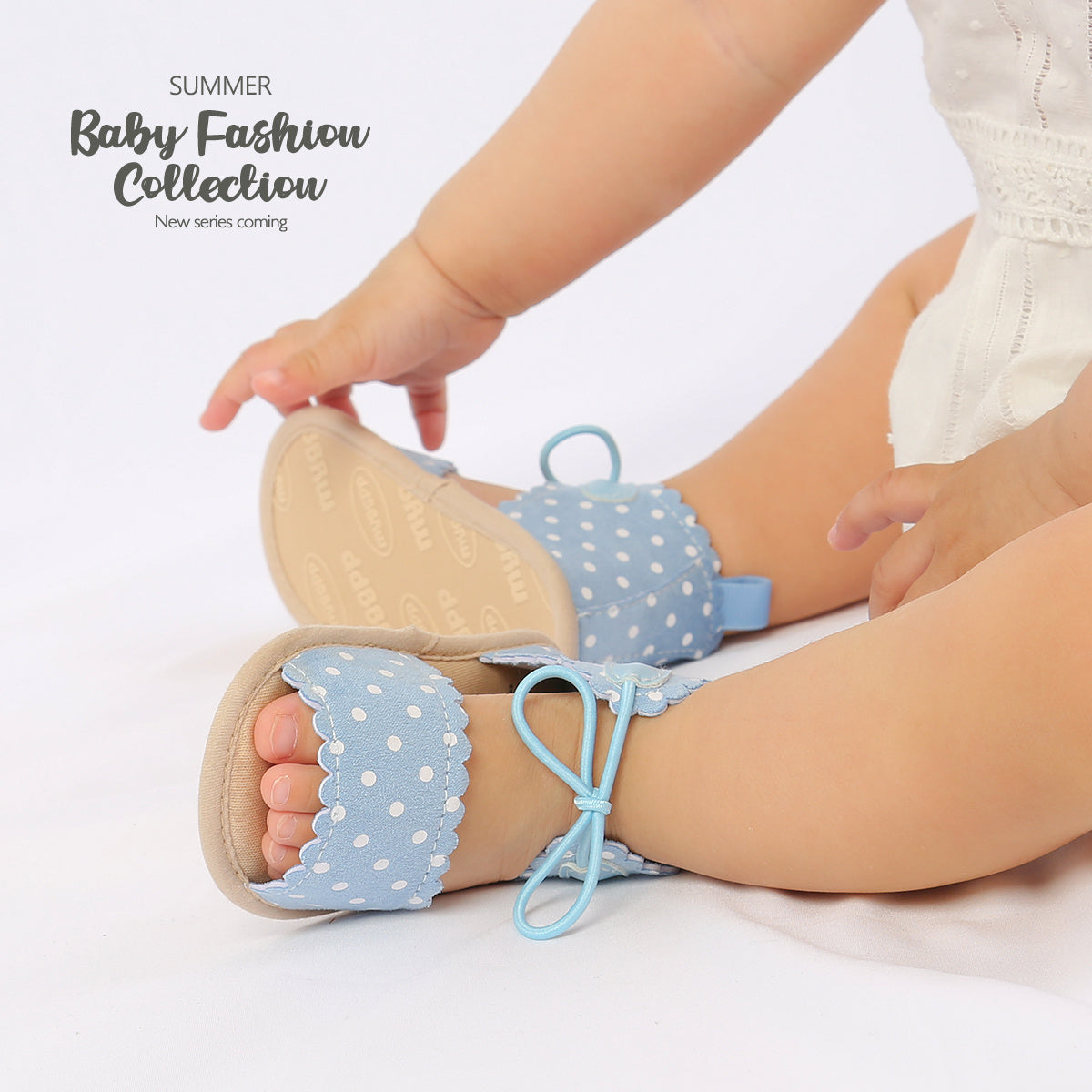 Adorable & Lightweight Baby Girl Sandals: Open-Toe, Easy Fasten Crib Shoes Perfect for First Walkers – Spring/Summer Ready