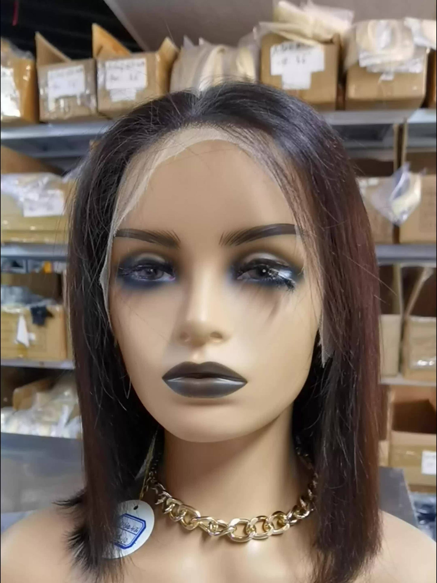 Bob Wig Human Hair Glueless 13x4 Lace Front Wigs Human Hair 10-16inch Pre Plucked HD Transparent Lace 150% Density Short Bob Wig for Women