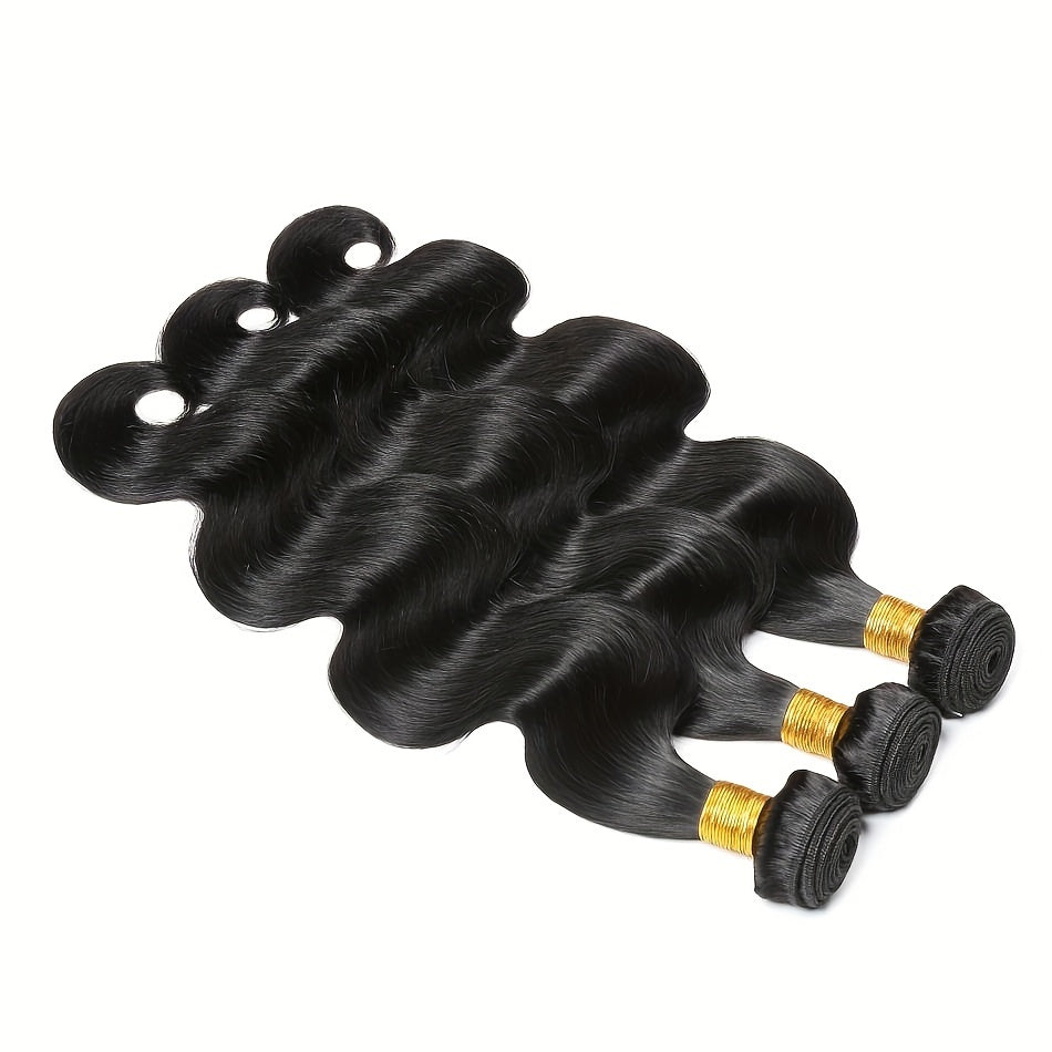 3PCS Body Wave Human Hair Bundles 10A Vietnamese Virgin Human Hair Body Wave Bundles Natural Color 100% Unprocessed Human Hair Weave Extensions