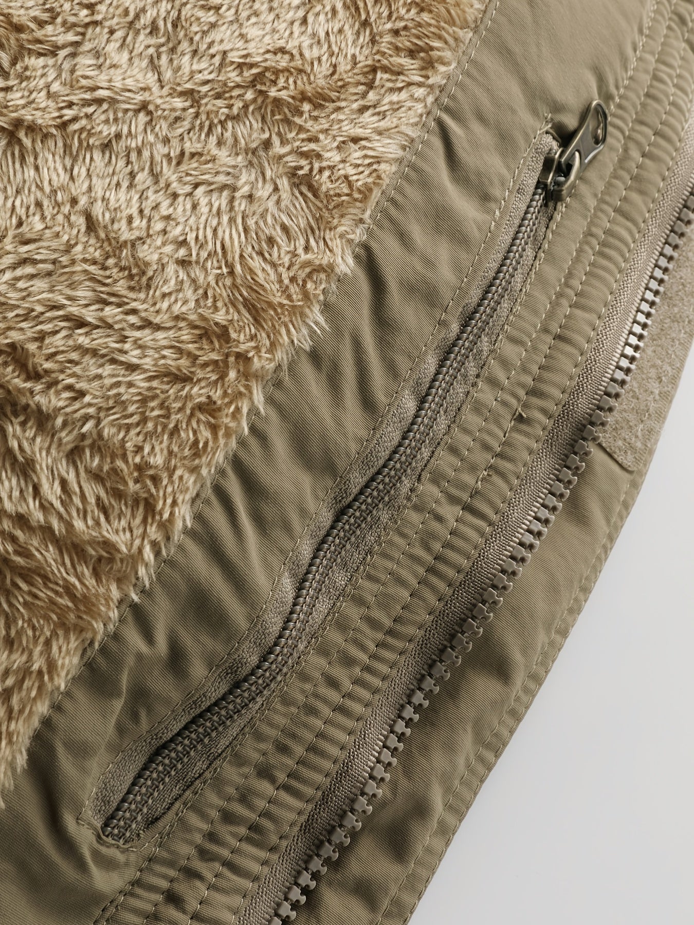 WarmthMax Cargo Jacket for Men - Fleece Lined, Removable Hood, Military Style, Water Resistant, Breathable, and Adjustable Fit for Outdoor Activities