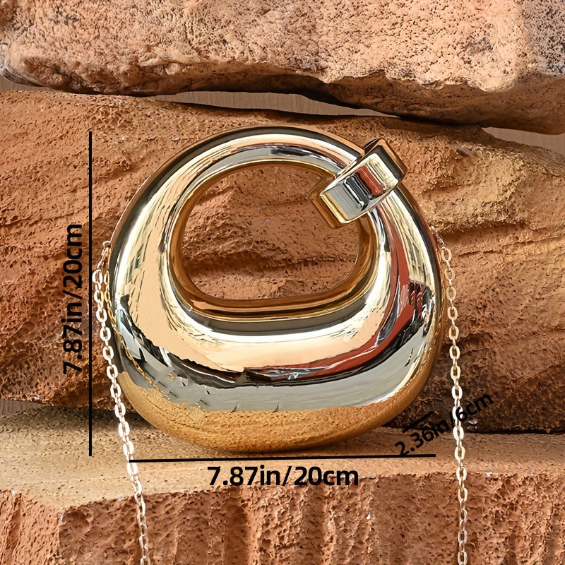 [Transparent Waterproof Party Clutch Bag] Luxury Women's Party Prom Box Evening Clutch Acrylic Transparent Clutch Waterproof Crossbody Bag Tready Bride Bag, Perfect For Party, Wedding, Dinner/Banquet, Matching With Wedding Dr