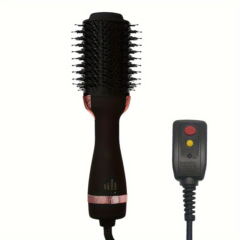Multifunctional Hot Air Comb Three-in-One Hair Comb Curler Dry and Wet Use Without Damaging Hair Quality