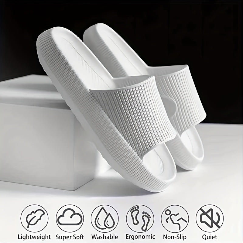 Comfort-Boosting Womens Sandals - Durable EVA, Indoor/Outdoor Versatility, Stylish Thick Sole Design