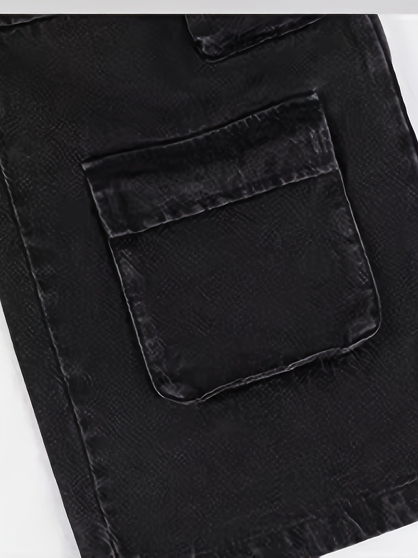 Ins Trendy High Street Retro Vintage Vintage Multi Pocket Workwear Jeans For Men, Heavyweight Washed Spicy Girls, Niche Straight Leg Stacking Pants, Gothic Hip-hop Style Loose And Versatile High Waisted Wide Leg Mop Pants, Wo