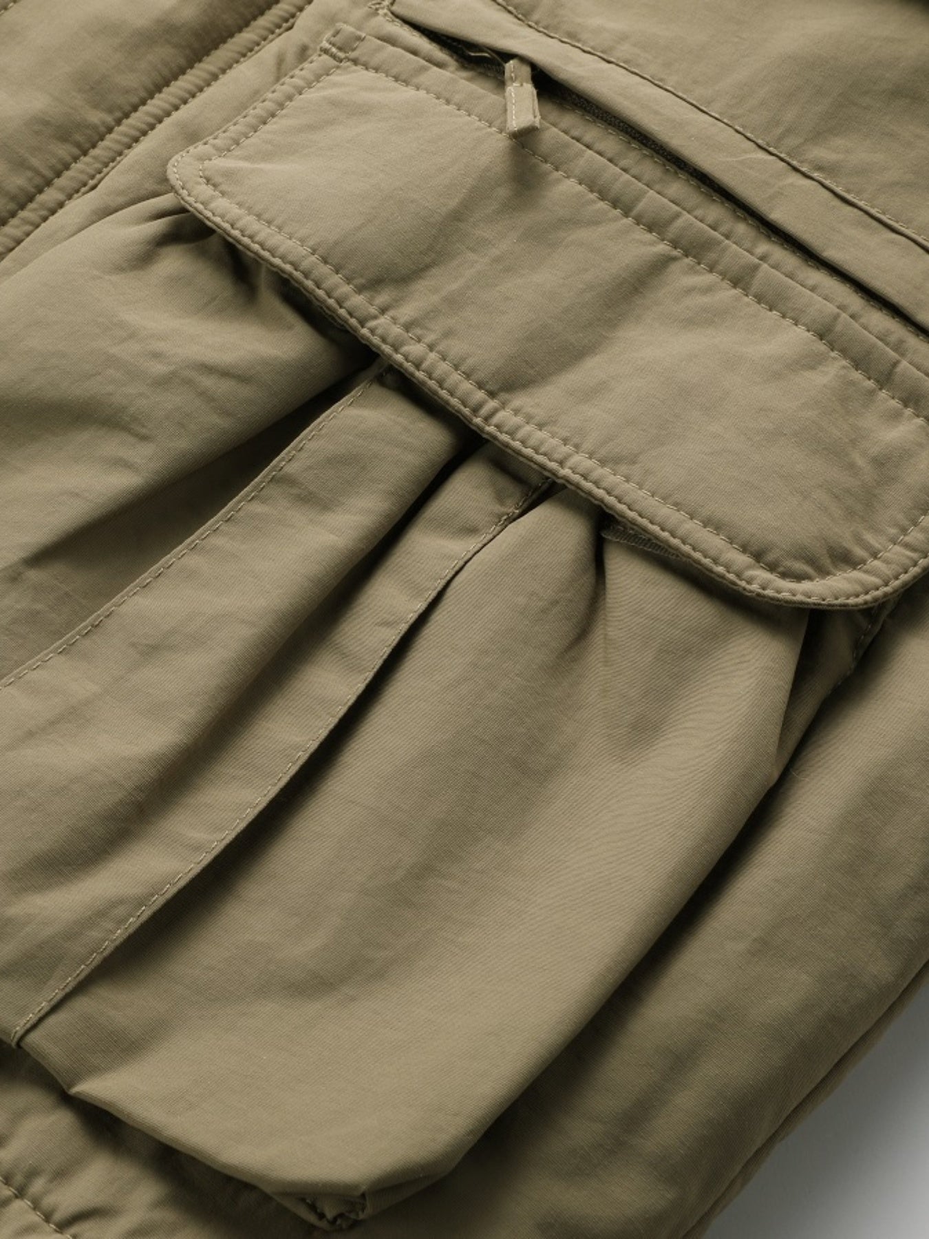 WarmthMax Cargo Jacket for Men - Fleece Lined, Removable Hood, Military Style, Water Resistant, Breathable, and Adjustable Fit for Outdoor Activities