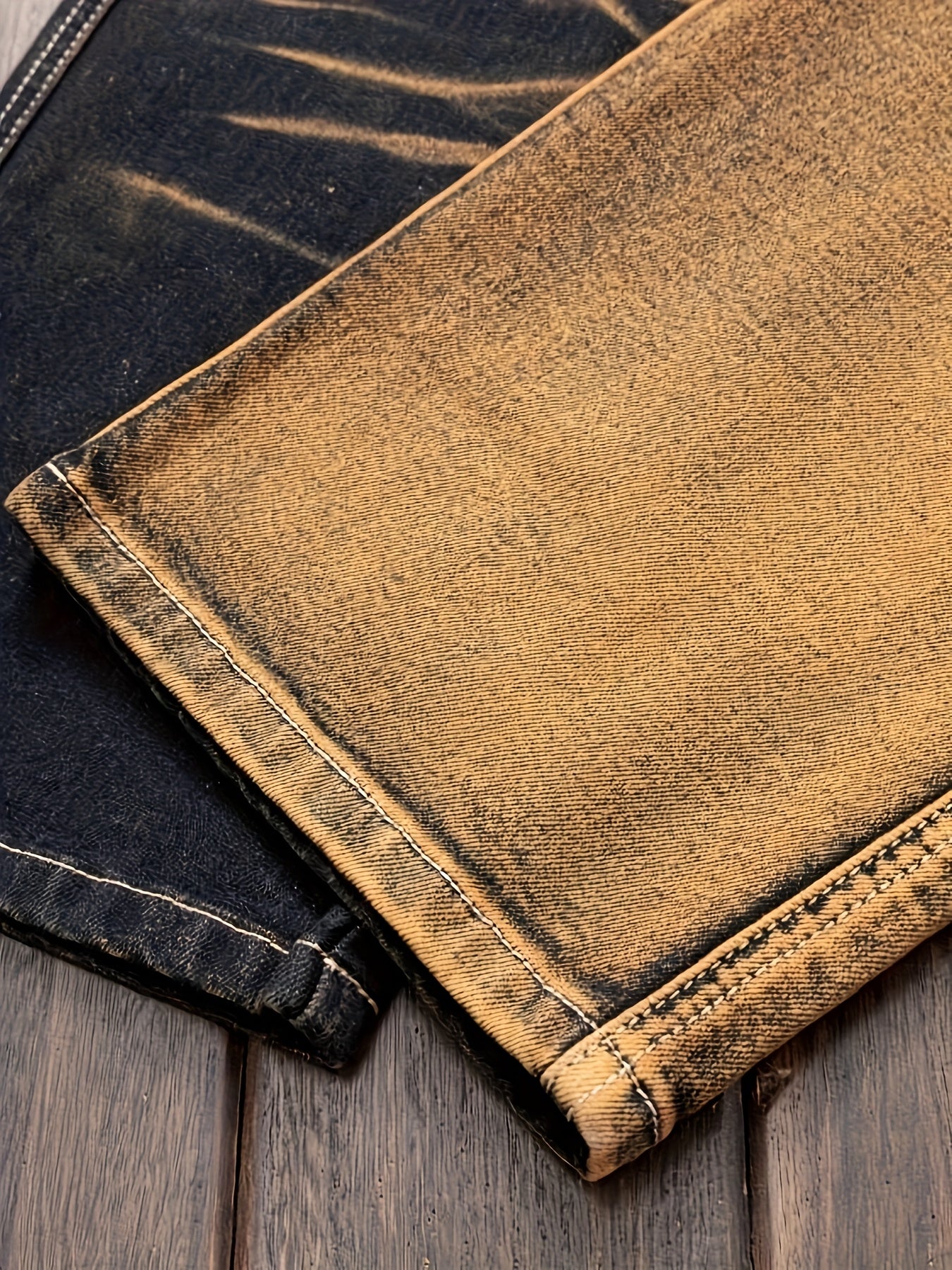 Men'S Straight Cut Ripped Jeans, Fashionable Camouflage Printed Jeans, Street Fashion Men Jeans Para Hombre, Designer Jeans For Men, Fashion Mens Clothing, Graphic Jeans