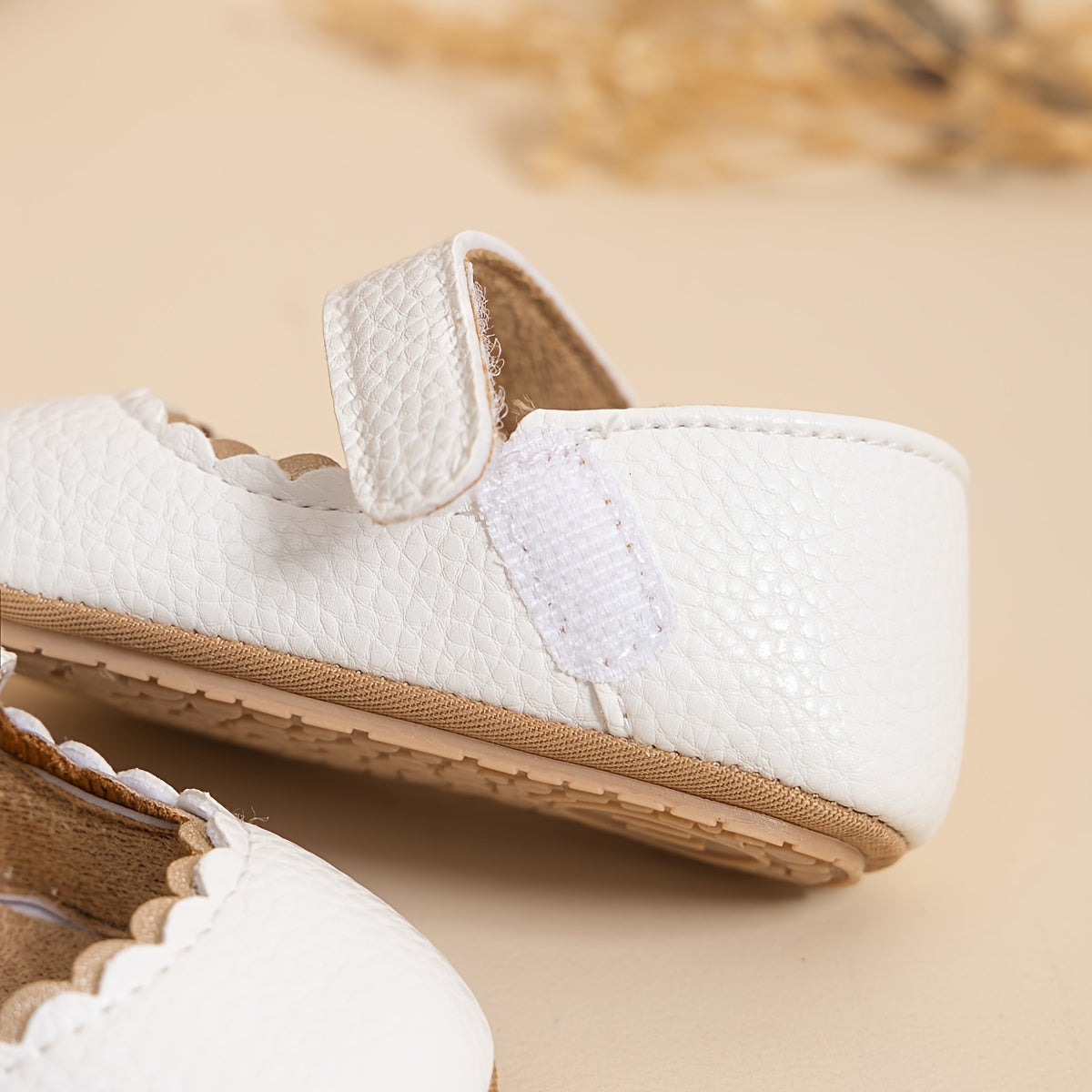 Infant Baby Girls Mary Jane Flats, Soft Sole Princess Dress Shoes Crib Shoes First Walker Shoes