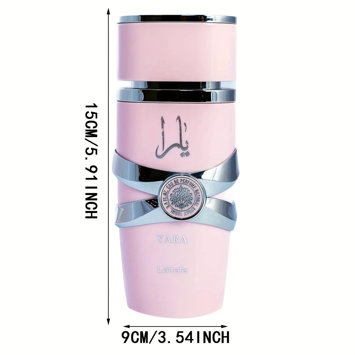 3.4 Floz Yara Eau De Parfum for Women - Long-Lasting, Seductive, and Feminine Fragrance with Rich Notes of Floral, Fruity, and Woody Scents - Perfect for Daily Wear, Special Occasions, and Gift Giving