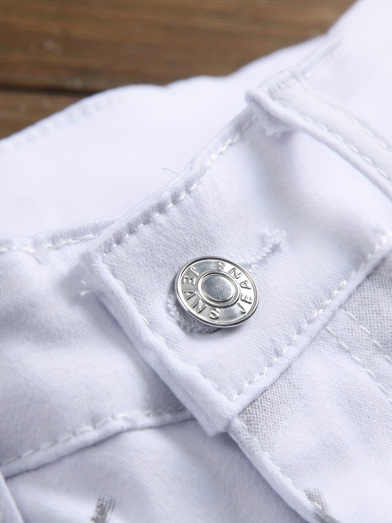 Slim Fit Creative Pattern Print Denim Jeans for Men, Stylish Leisure Pants for All Seasons