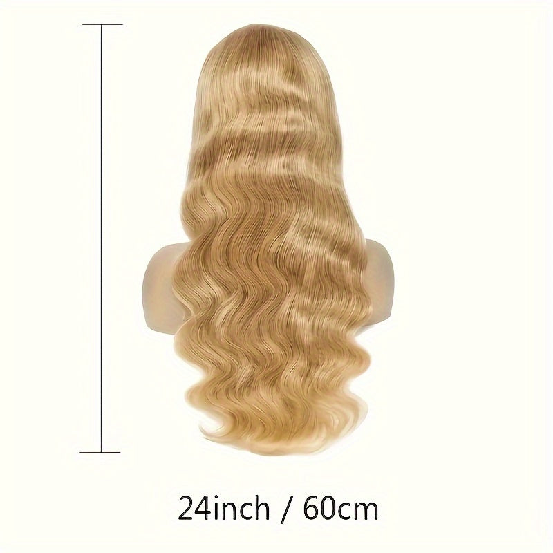 Hot Selling New Styles13x6 Ombre Honey Blonde Lace Front Wigs Human Hair, 27# Frontal Wigs Pre Plucked Bleached Knots Transparent Lace Front Wig Human Hair For Black Women Glueless Human Hair Wig