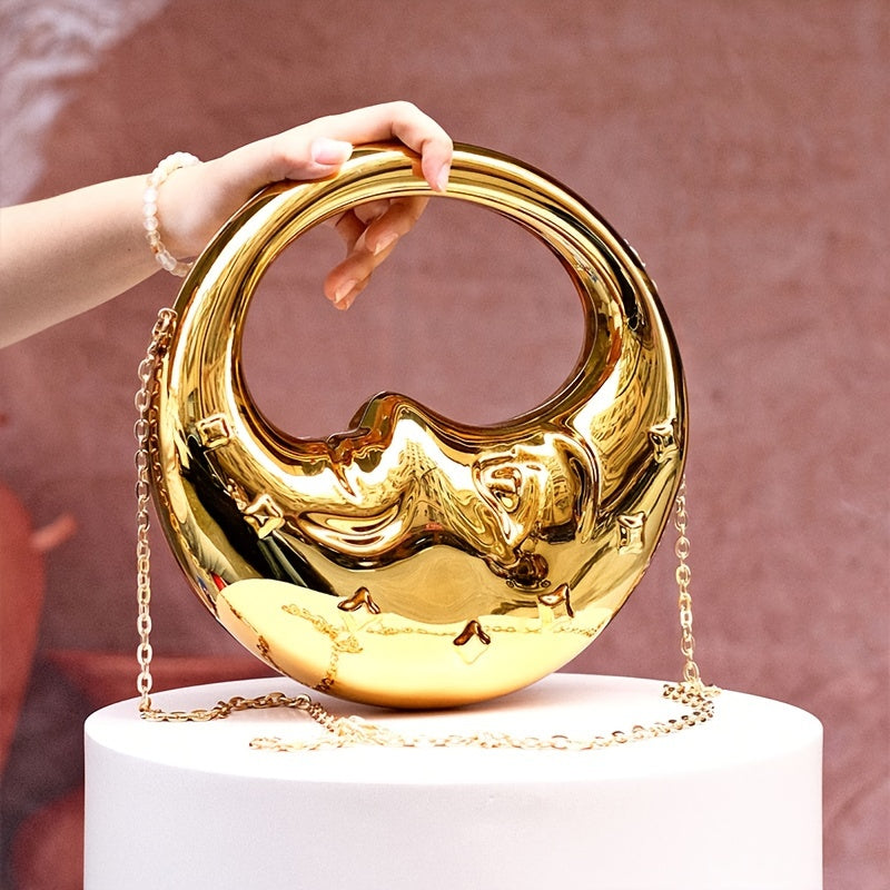 Luxury Women's Party Prom Box Evening Clutch Acrylic Transparent Clutch Waterproof Crossbody Bag Tready Bride Bag, Perfect For Party, Wedding, Dinner/Banquet, Matching With Wedding Dress,Formal Dresses, Prom Dress, Birthday D