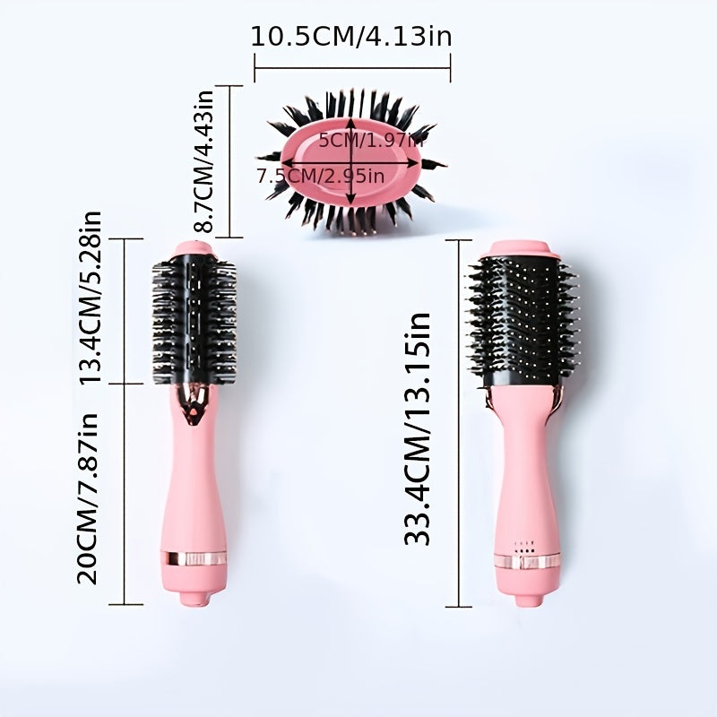 Multifunctional Hot Air Comb Three-in-One Hair Comb Curler Dry and Wet Use Without Damaging Hair Quality