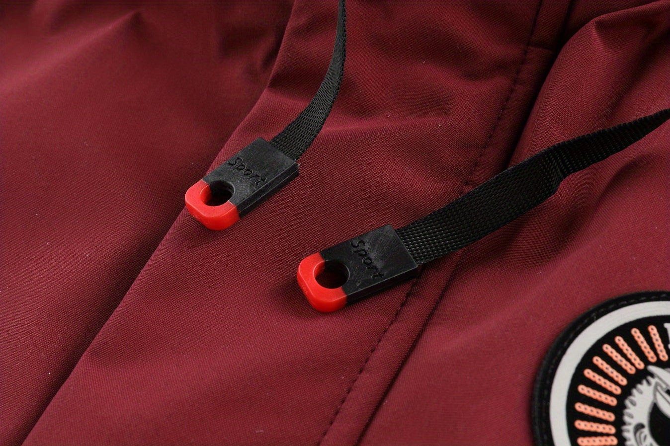 Mens Waterproof Zipper Pocket Hoodie Jacket - Stylish Drawstring Hood, Stretchy Comfort, Water-Repellent for Spring & Fall Outdoors