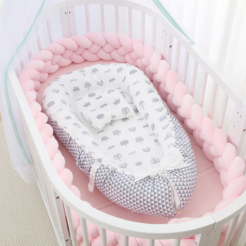 Foldable Removable And Washable Portable Anti-pressure Baby Bed In Bed Bionic Off