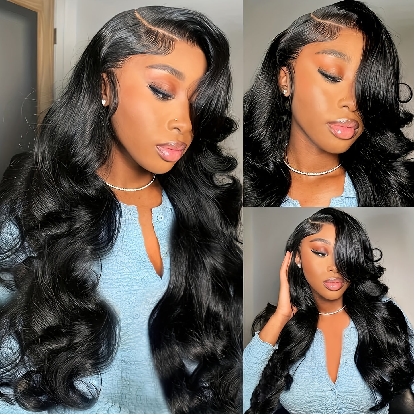 Bye Bye Knots Wig Glueless Wigs Human Hair Pre Plucked Pre Cut 6x4 HD Lace Closure Wigs Human Hair Body Wave Lace Front Wigs Human Hair For Women Put On And Go Wig 180%