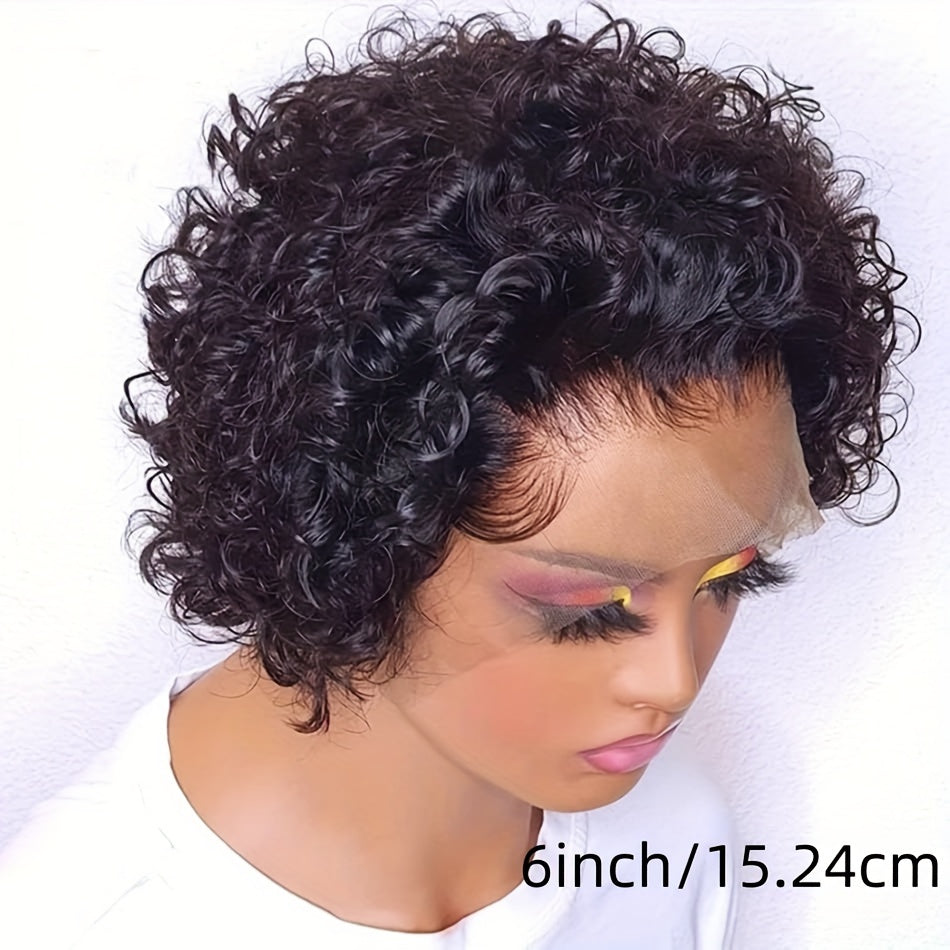Pixie Cut Wig Human Hair 13x1 Lace Frontal Wigs Human Hair Short Bob Human Hair Wigs For Women Lace Front Human Hair Wig