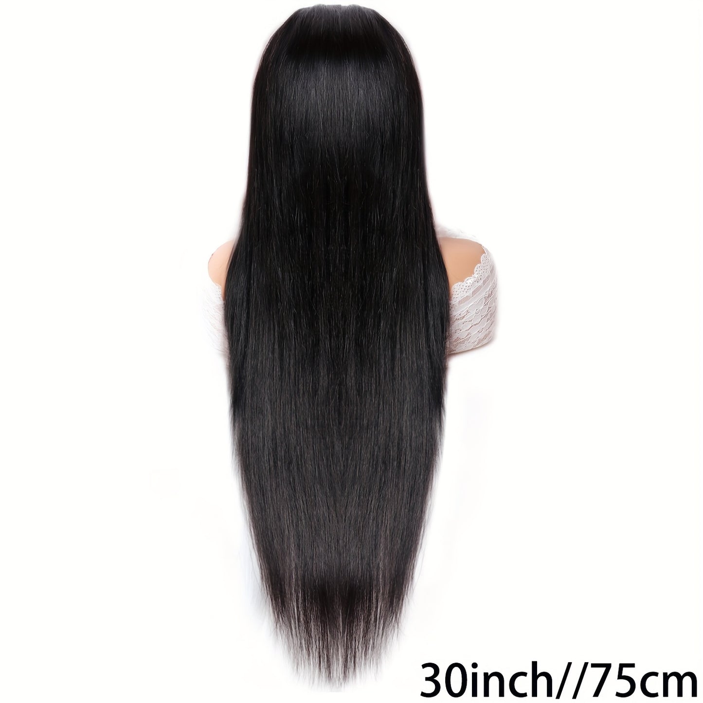 360 straight lace frontal human hair wig with baby hairs 150 density full lace 100% human hair pre plucked human hair lace frontal wig natural color