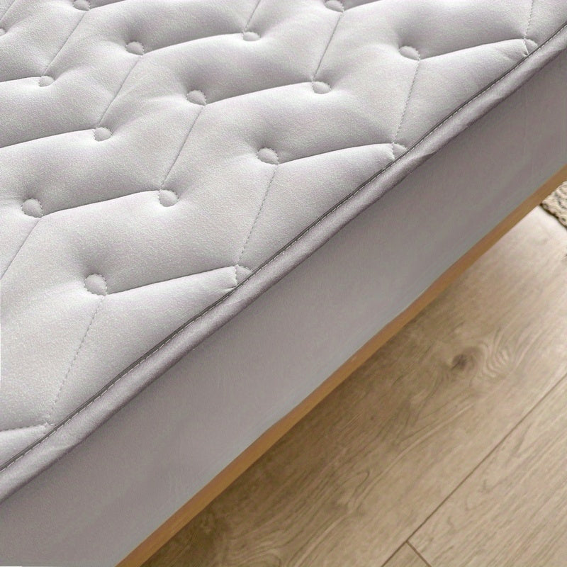 1pc Waterproof Fitted Sheet, Soft Comfortable Polyester Bedding Fitted Sheet, For Bedroom, Guest Room, With Deep Pocket, Fitted Bed Sheet Only