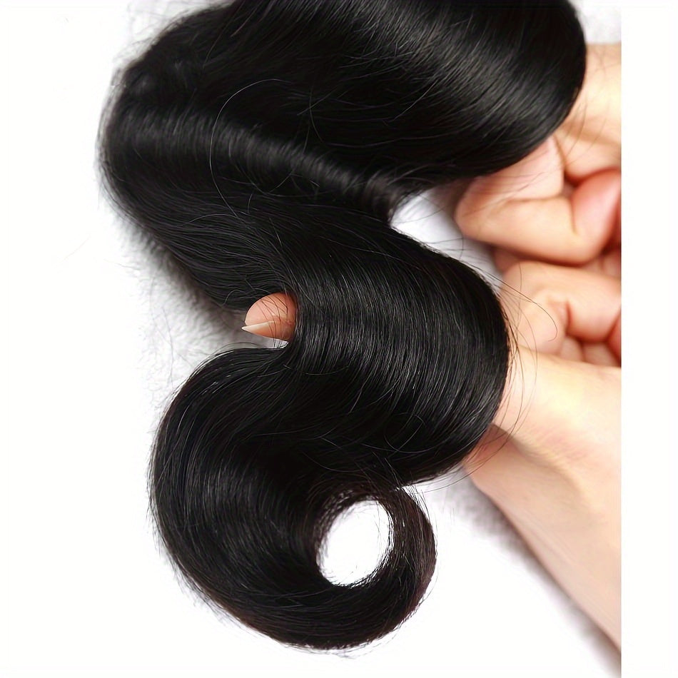 3PCS Body Wave Human Hair Bundles 10A Vietnamese Virgin Human Hair Body Wave Bundles Natural Color 100% Unprocessed Human Hair Weave Extensions