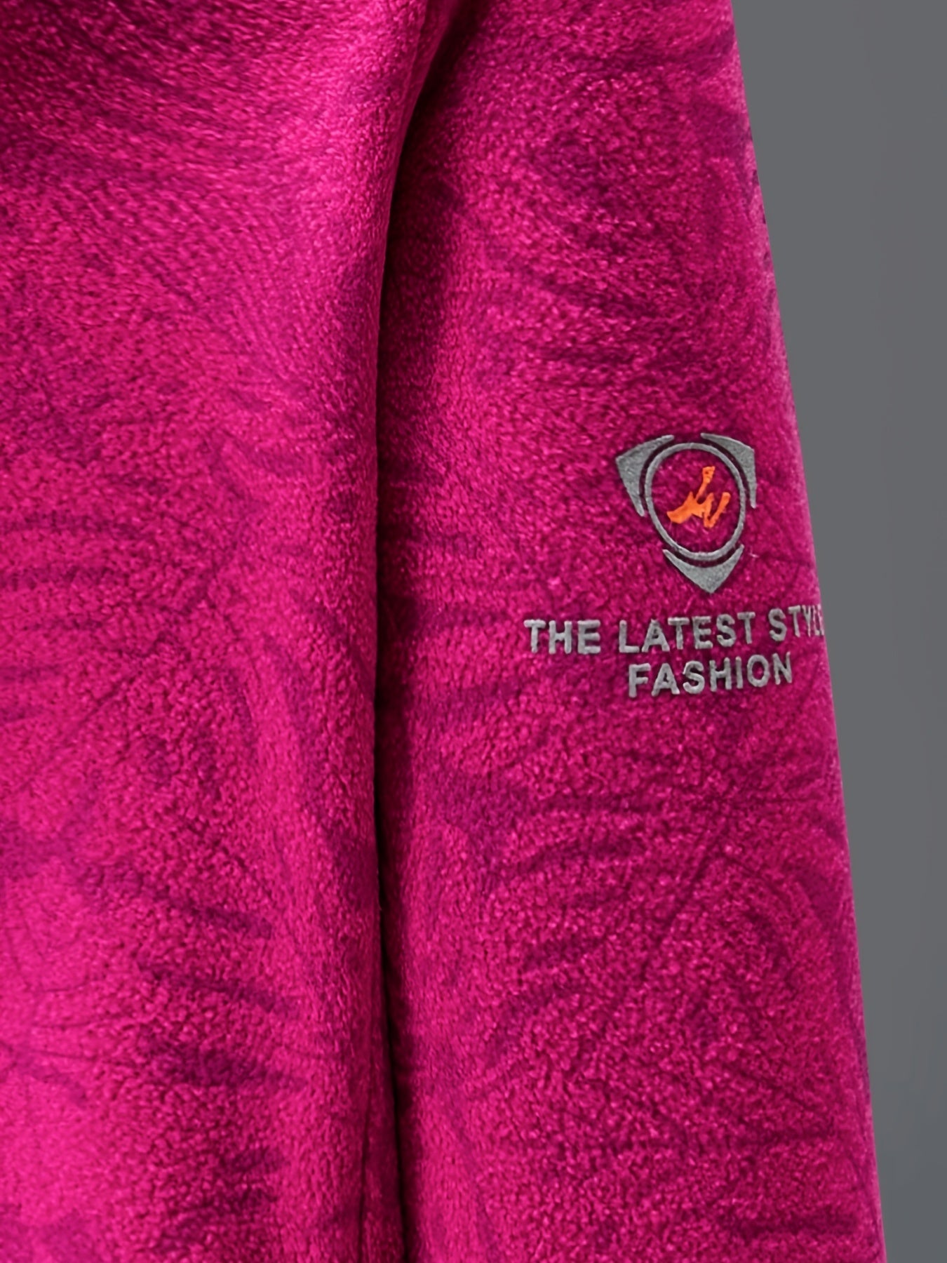 Ultra-Durable Windproof Plant Print Fleece Jacket - Perfect for Adventure Seekers with Stylish Nature-Inspired Design