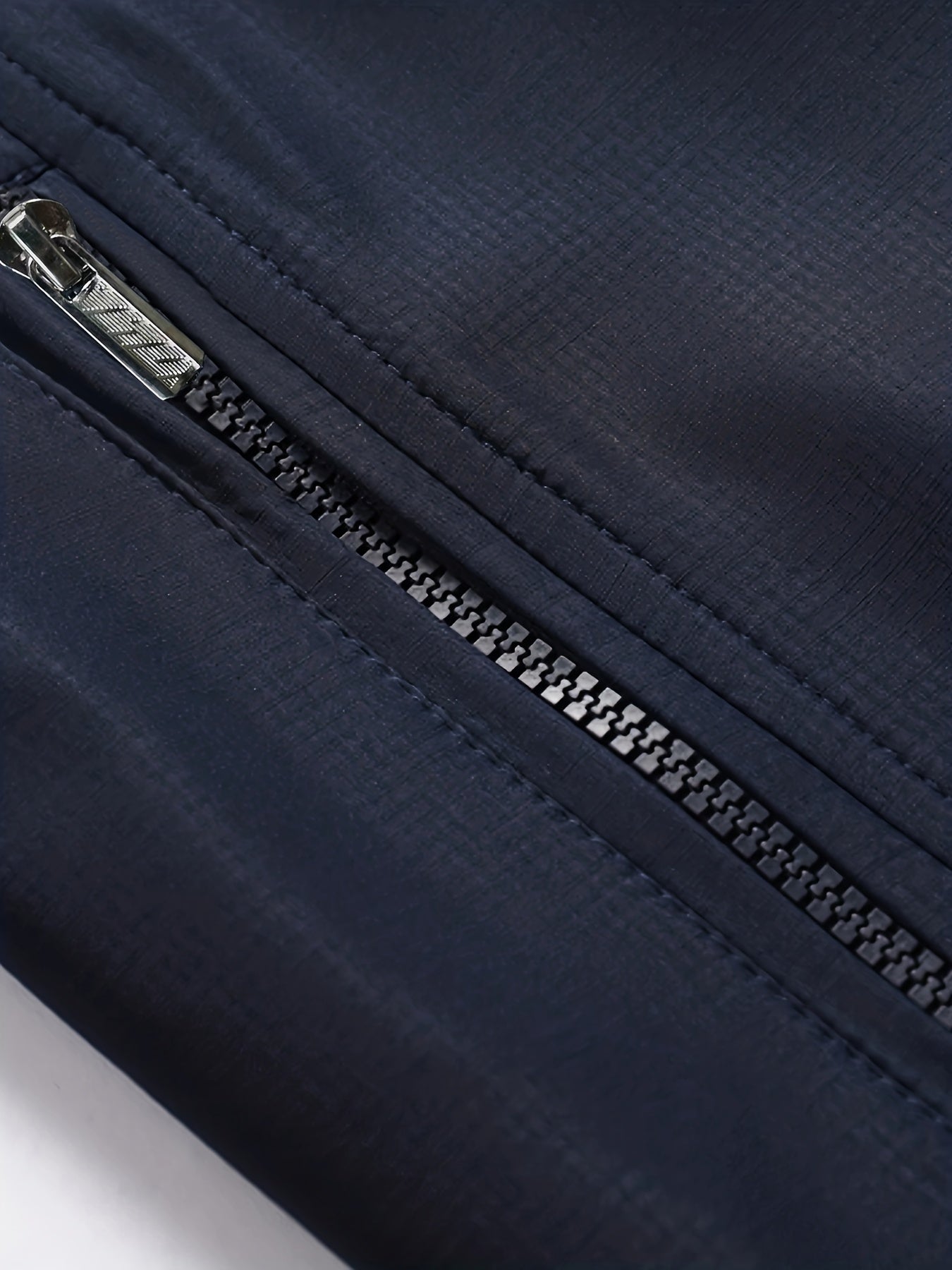 Classic Fit Men's Varsity Jacket - Zipper Functional Coats for Outdoor Activities, Water-Resistant and Windproof with Multiple Pockets - Perfect for Casual Daily Wearing and Sports Events